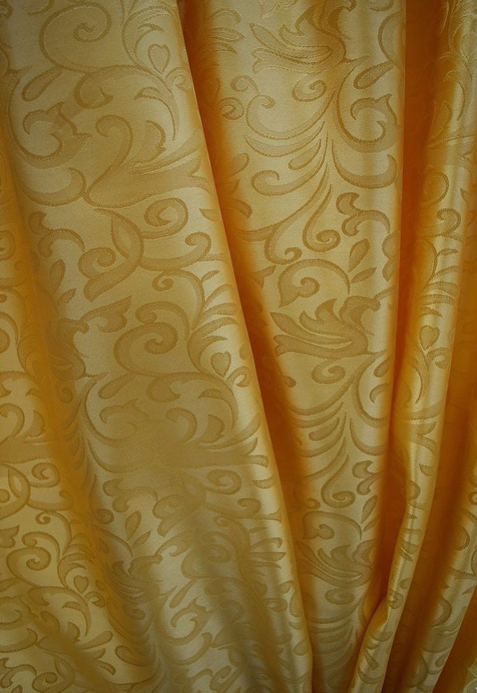 Ткань для штор из полиэстра золото
