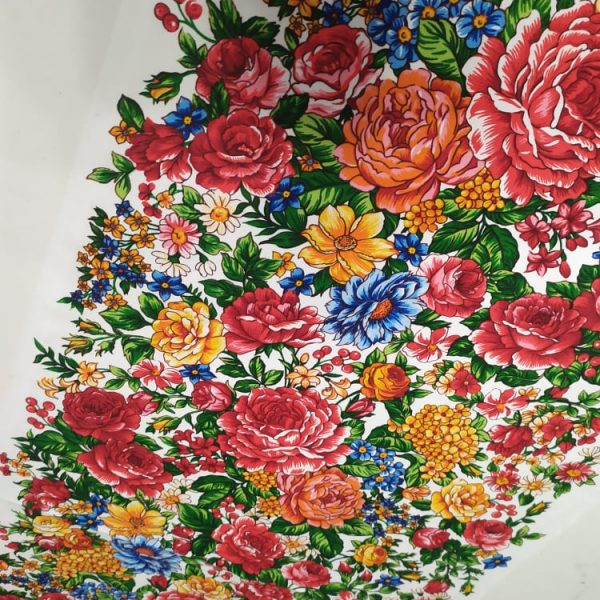 Ткань с цветами