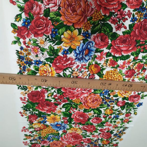 Ткань с цветочками