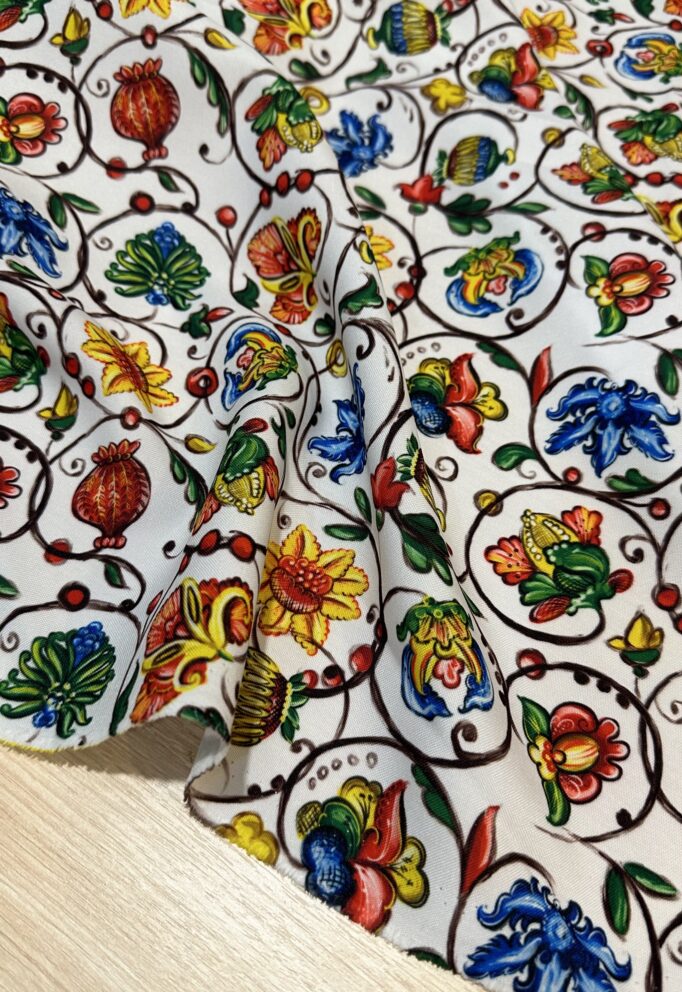 Ткань в русском стиле